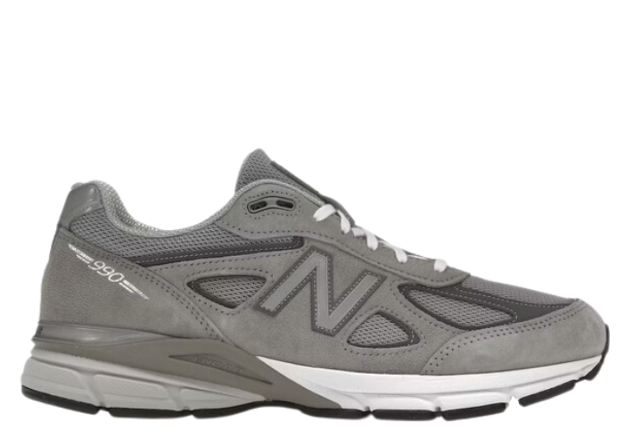 New Balance 990v4 Made in USA Grey Silver - U990GR4